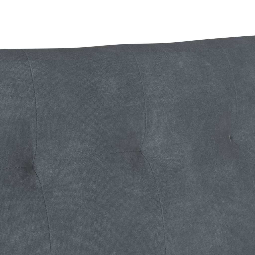 Banc Chesterfield Gris foncé 112 x 65,5 x 75 cm Velours - XIOS
