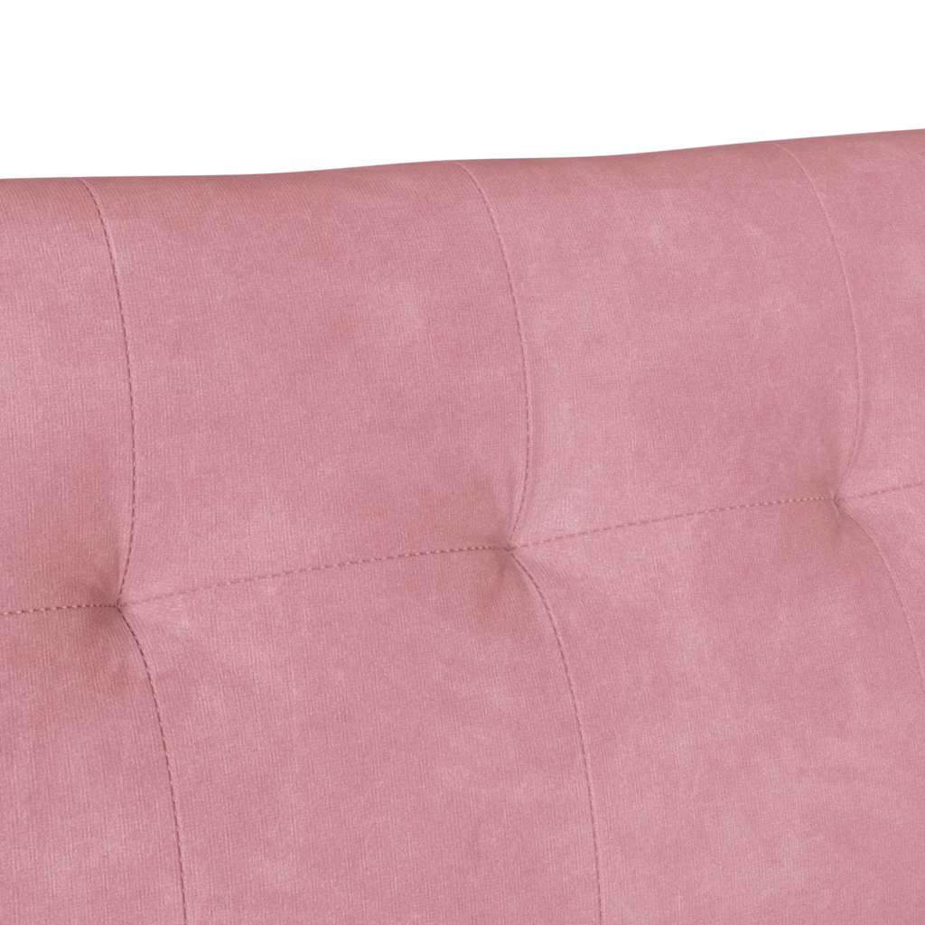 Banc Chesterfield Rose 112 x 65.5 x 75 cm Velours - XIOS