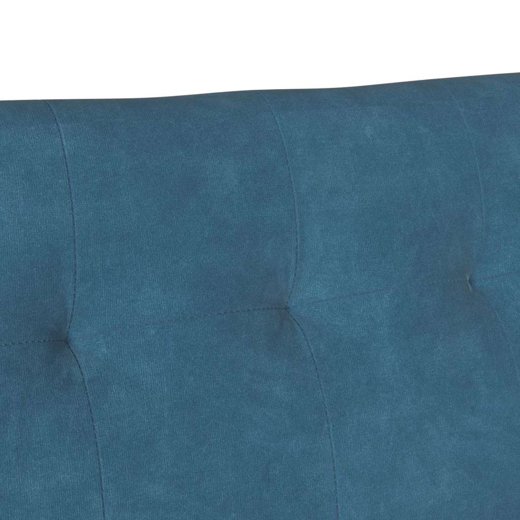 Banc Chesterfield Bleu 112 x 65.5 x 75 cm Velours - XIOS
