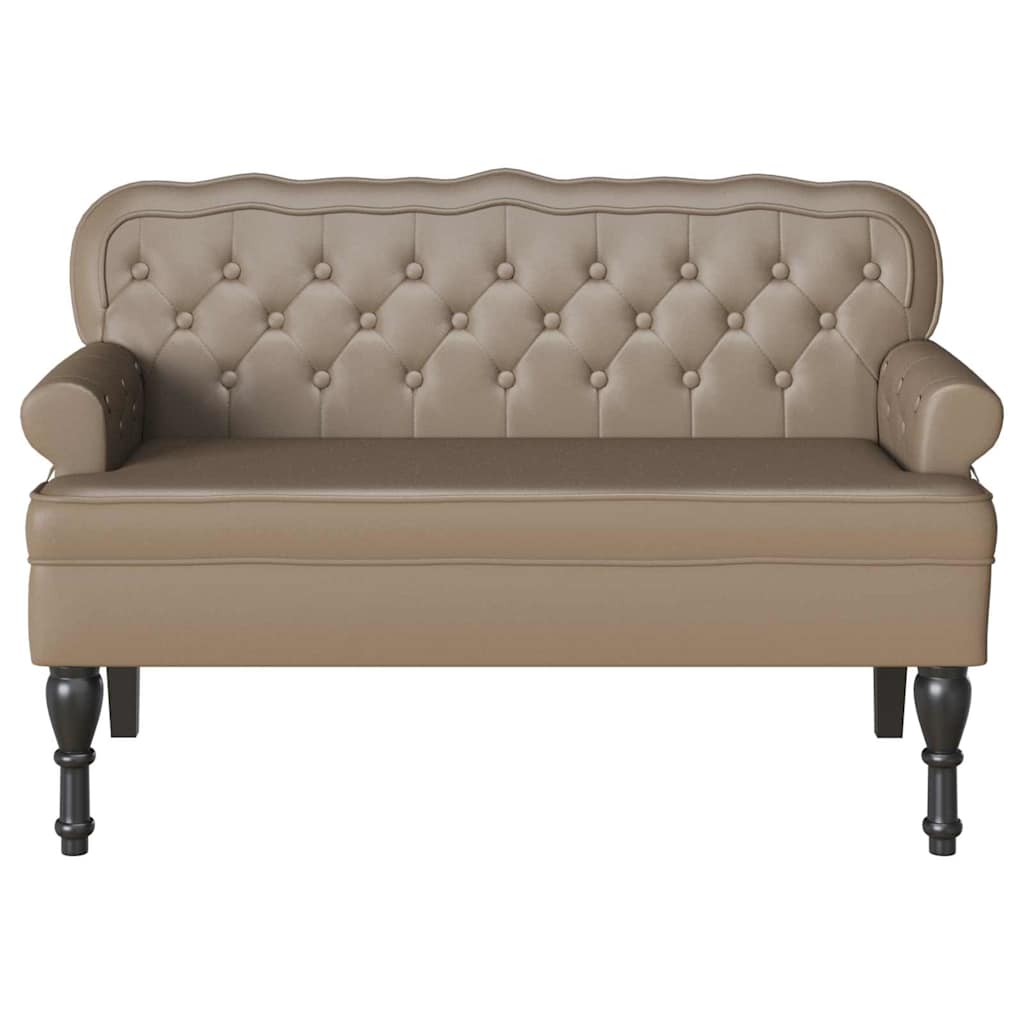 Banc Chesterfield Cappuccino 119.5 x 64.5 x 75 cm - XIOS