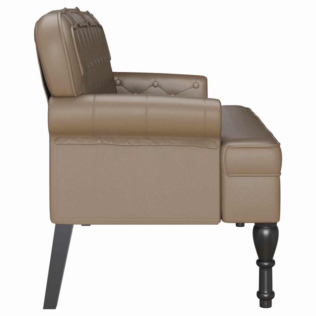 Banc Chesterfield Cappuccino 119.5 x 64.5 x 75 cm - XIOS