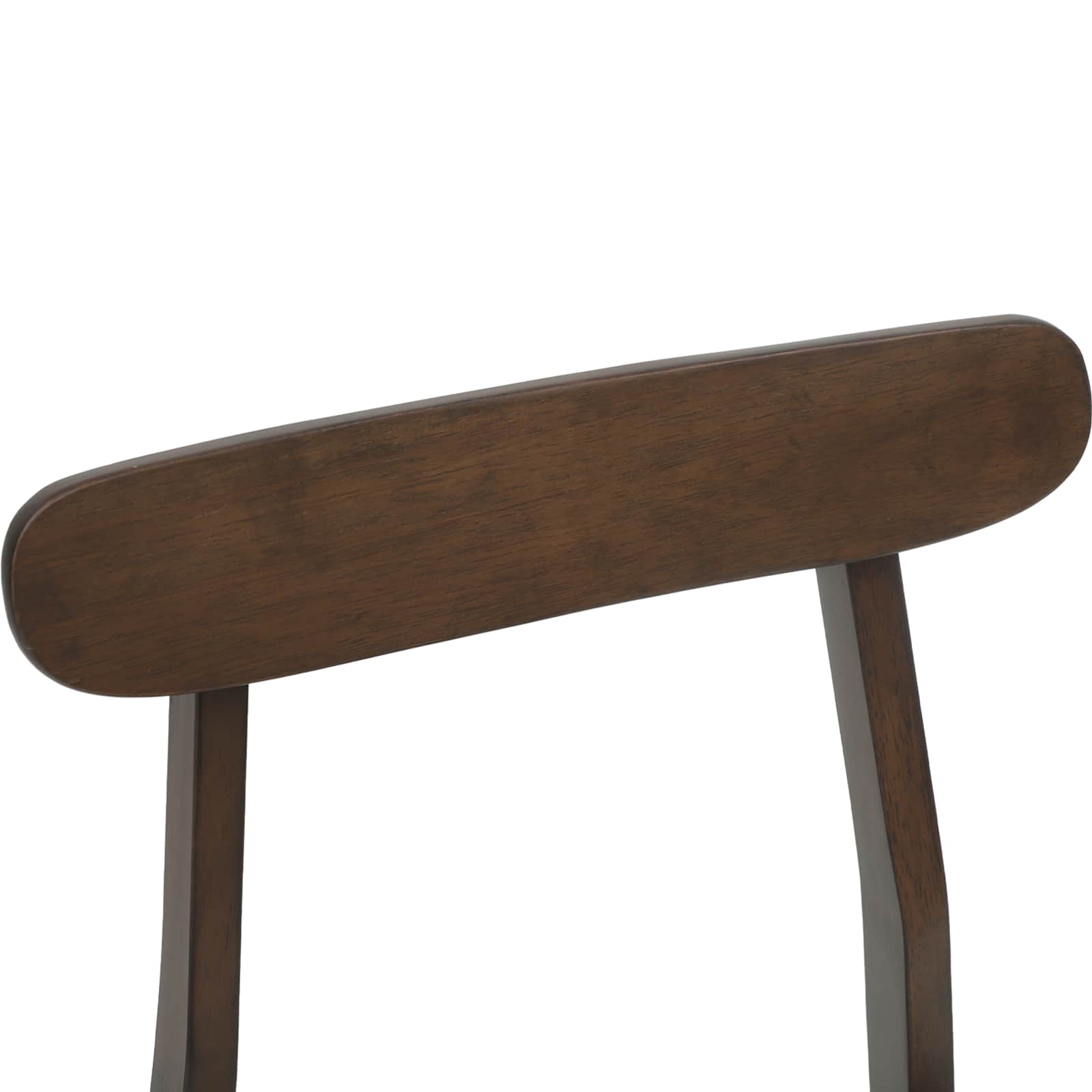 Chaise de salle à manger 2 pcs Marron foncé et lumière - XIOS
