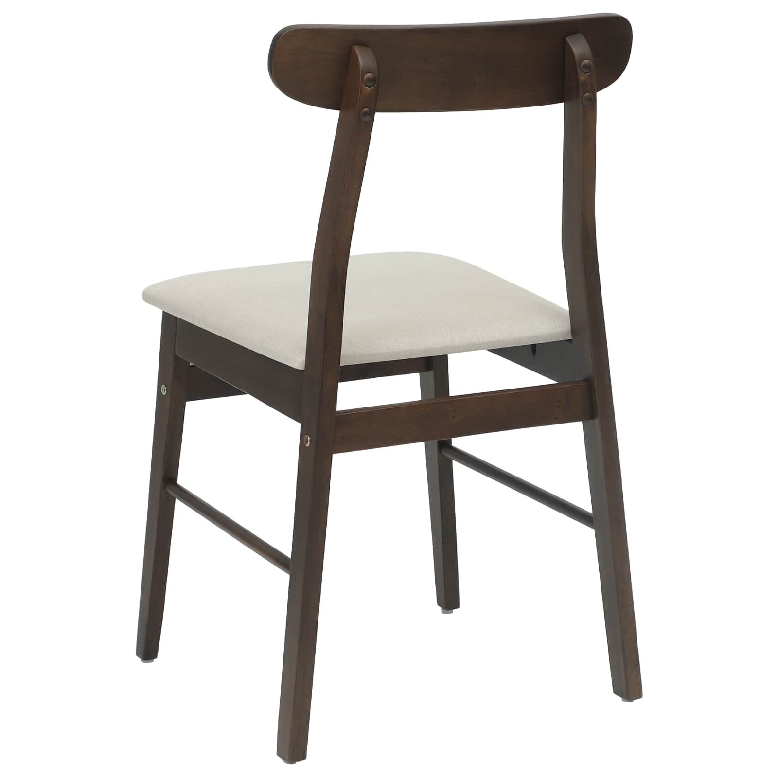 Chaise de salle à manger 2 pcs Marron foncé et lumière - XIOS