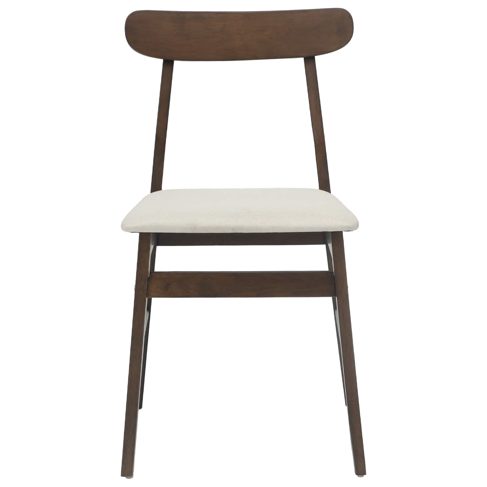 Chaise de salle à manger 2 pcs Marron foncé et lumière - XIOS