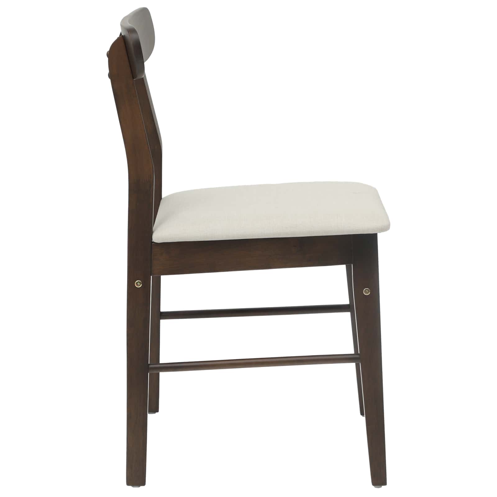 Chaise de salle à manger 2 pcs Marron foncé et lumière - XIOS