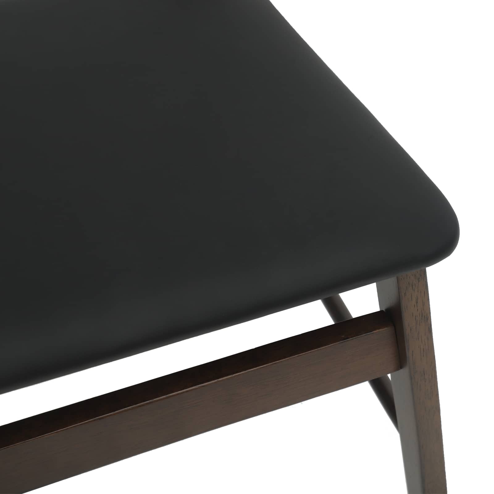 Chaise de salle à manger 2 pcs Marron foncé et Noir - XIOS