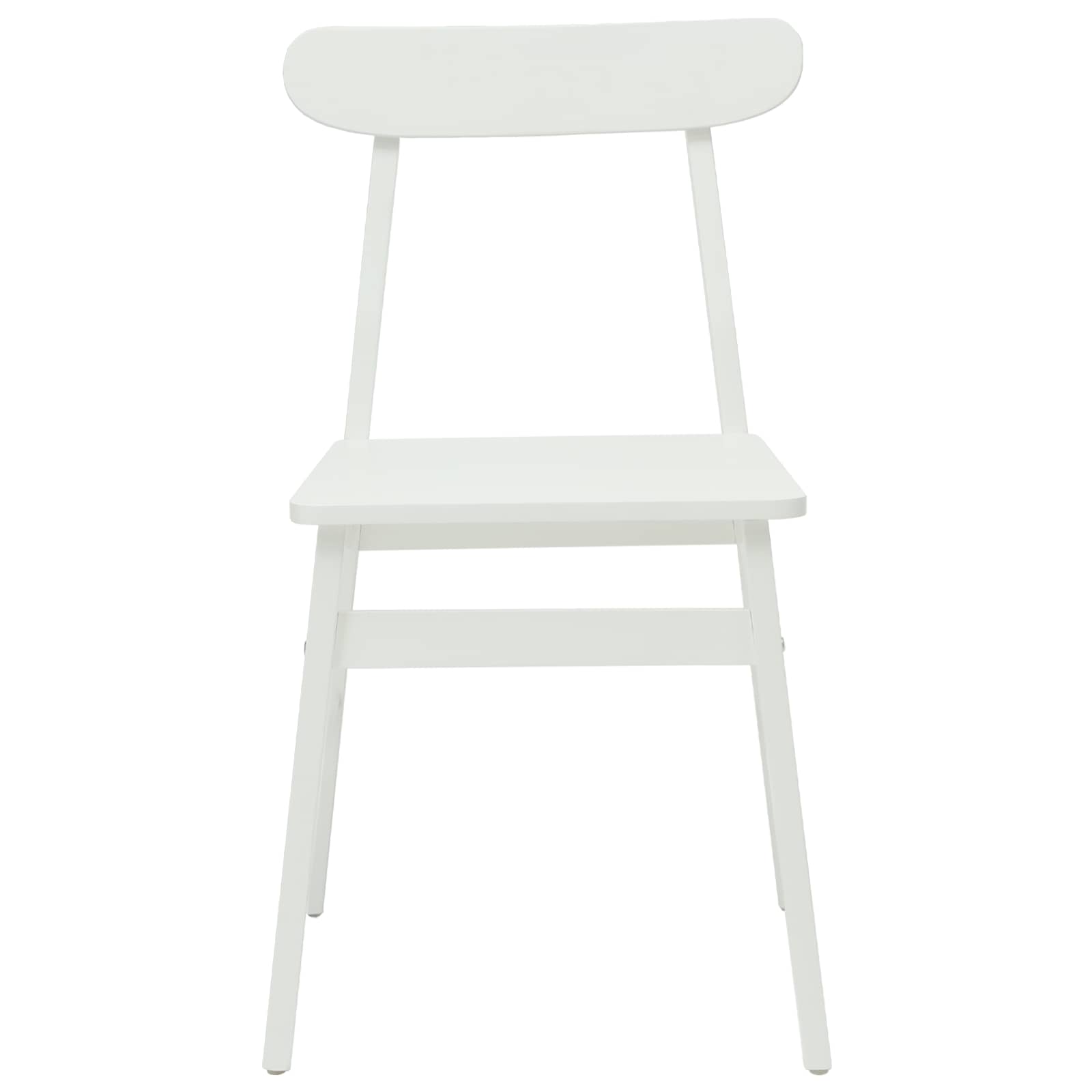Chaise de salle à manger 2 pcs Blanc 43 x 44,5 x 77 cm - XIOS