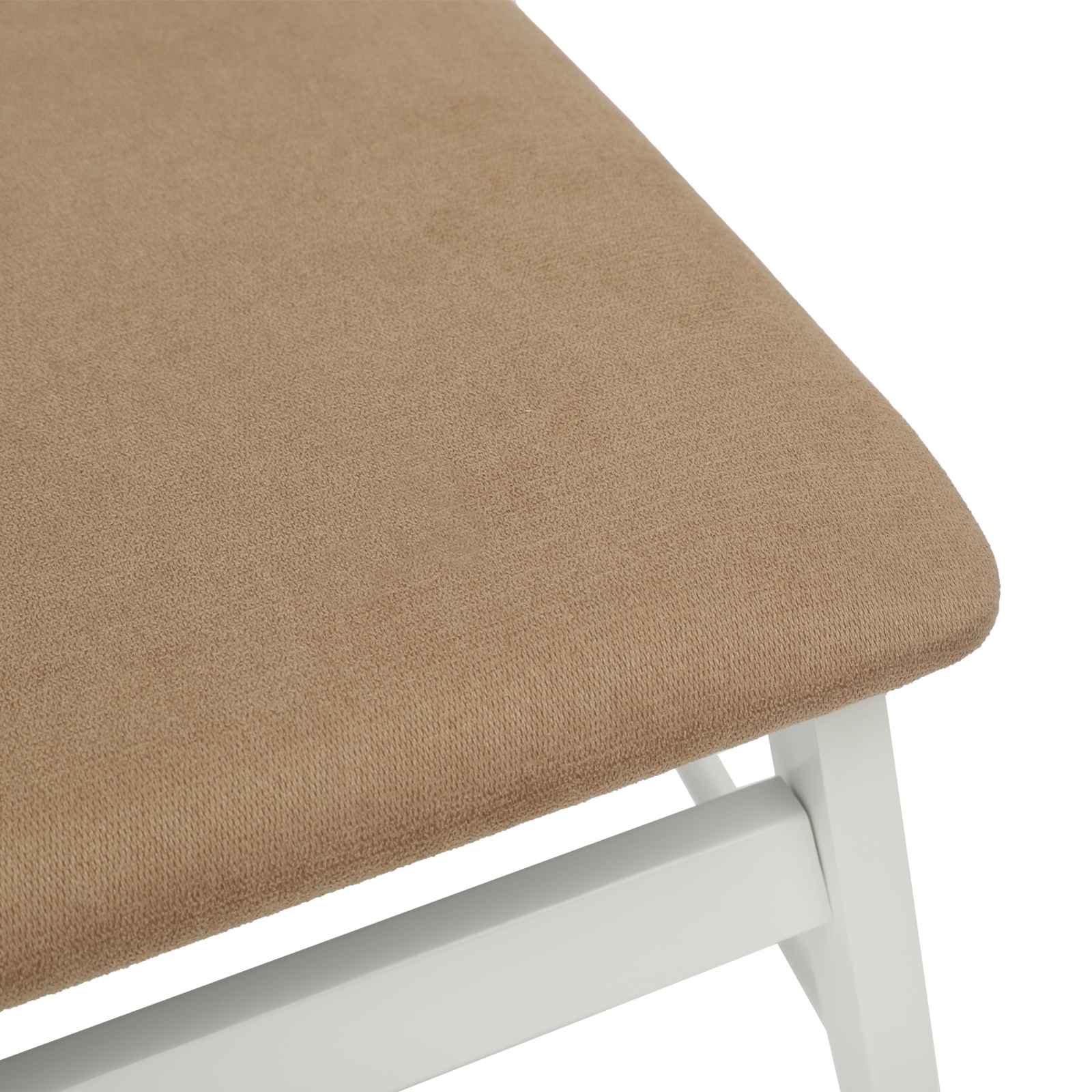 Chaise de salle à manger 2 pcs Blanc et marron - XIOS