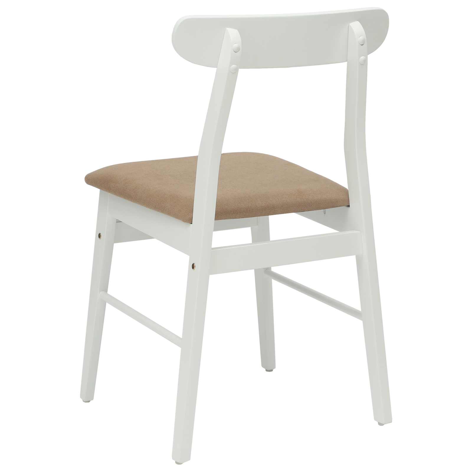 Chaise de salle à manger 2 pcs Blanc et marron - XIOS