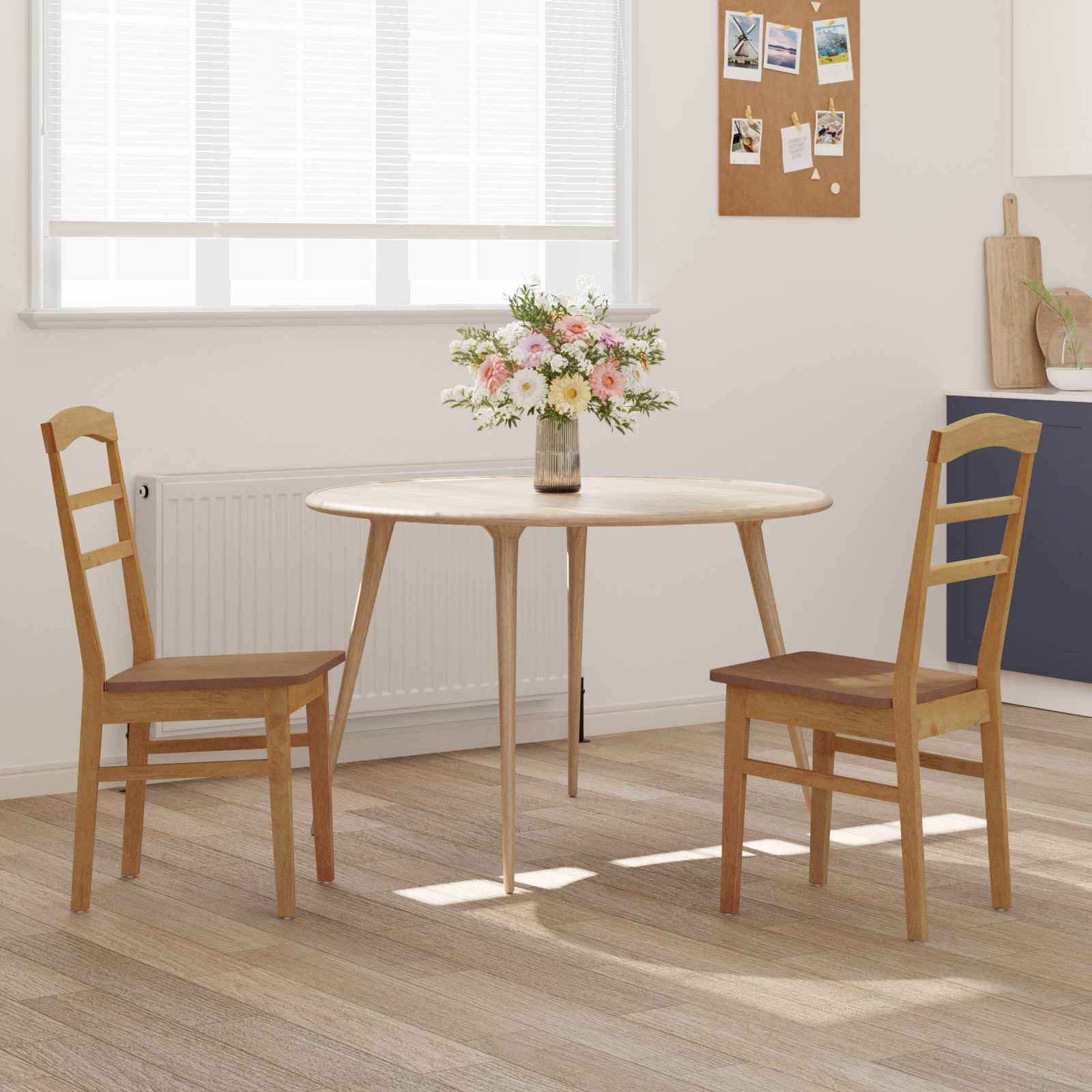 Chaise de salle à manger 2 pcs Naturel - XIOS