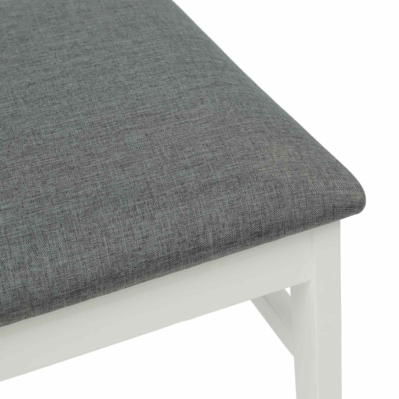 Chaise de salle à manger 2 pcs Blanc et Gris - XIOS