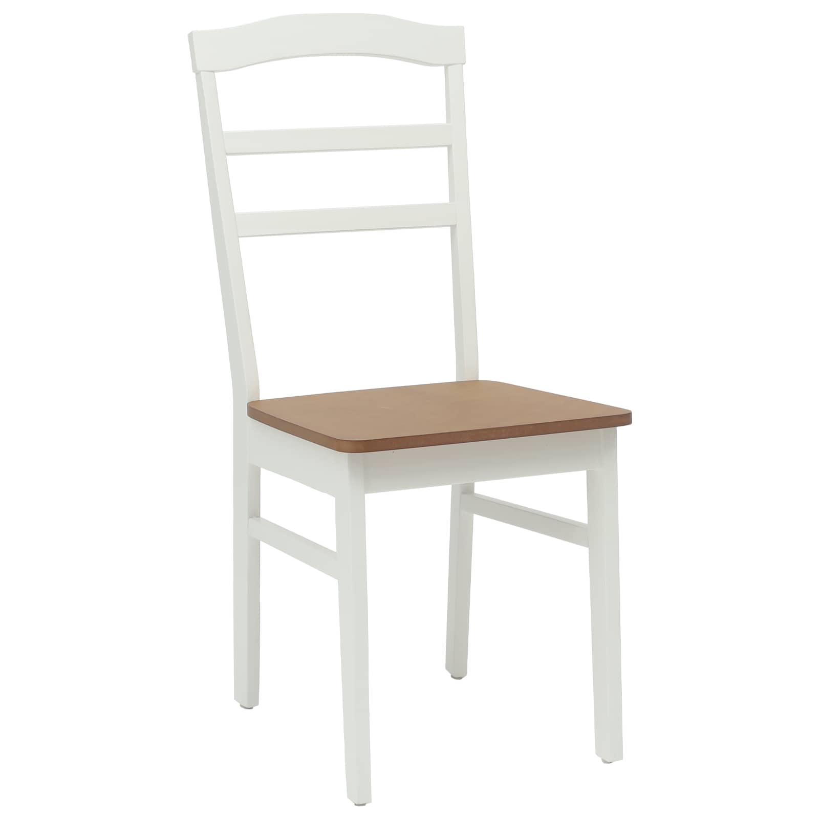 Chaise de salle à manger 2 pcs Blanc et Naturel - XIOS
