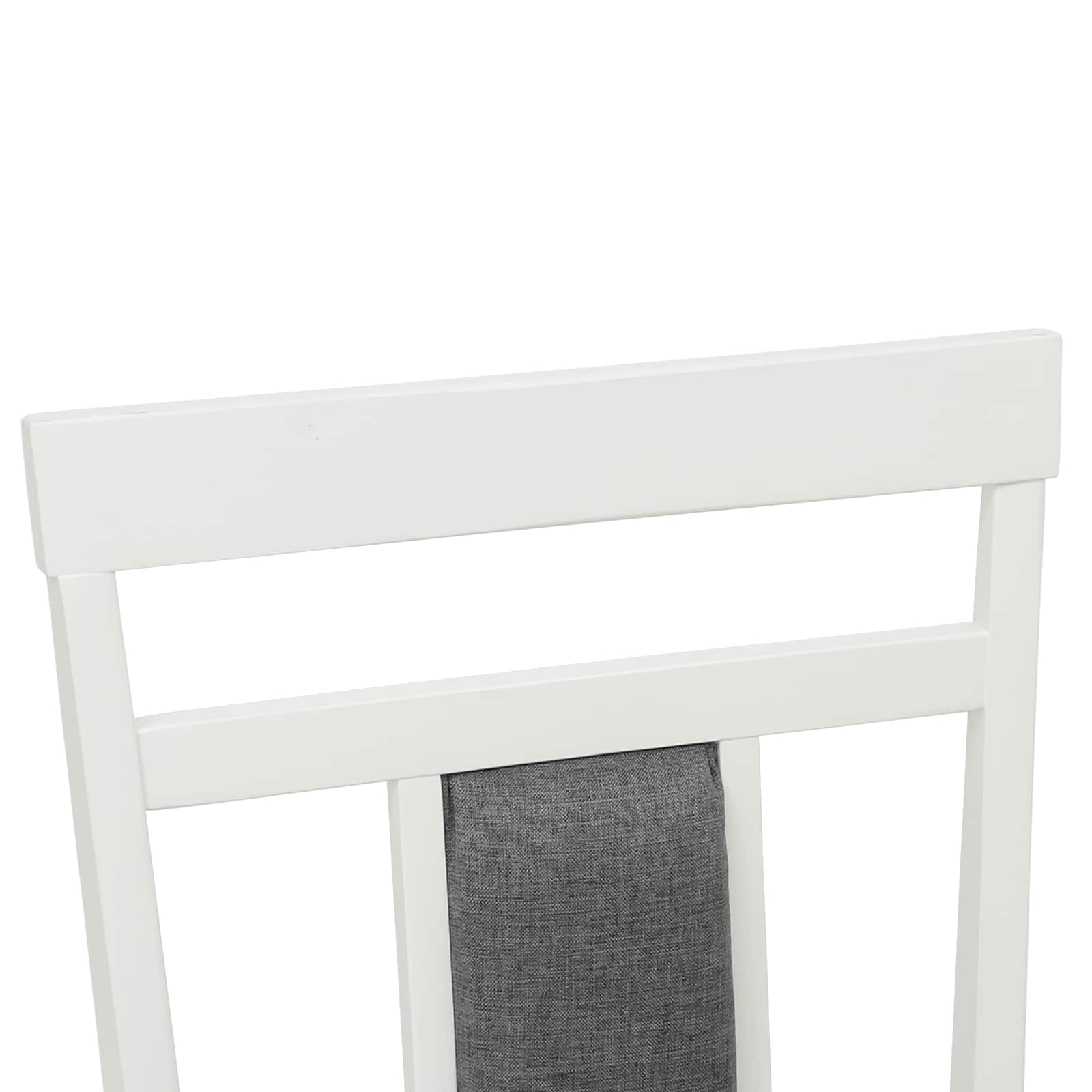 Chaise de salle à manger 2 pcs Blanc et Gris - XIOS