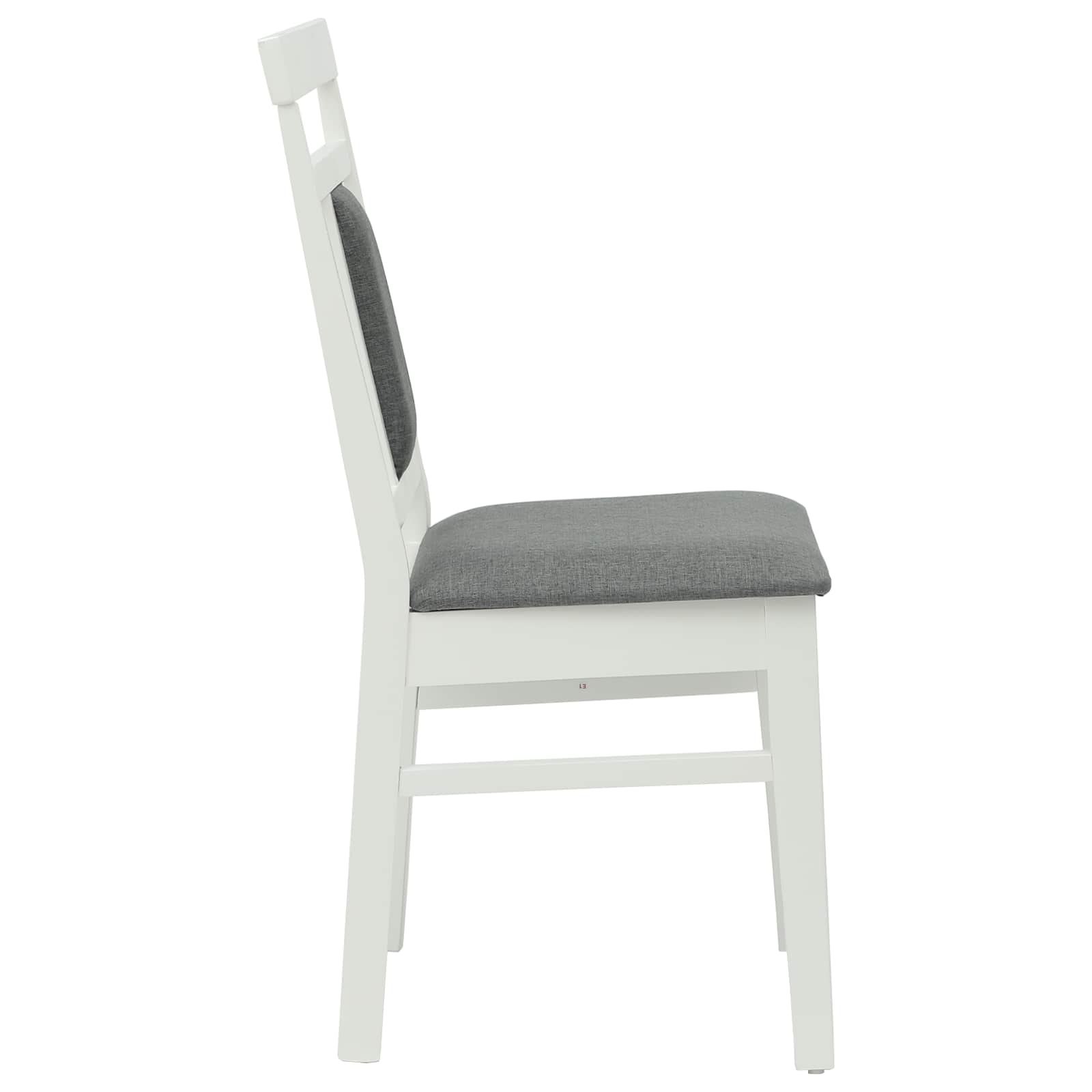 Chaise de salle à manger 2 pcs Blanc et Gris - XIOS
