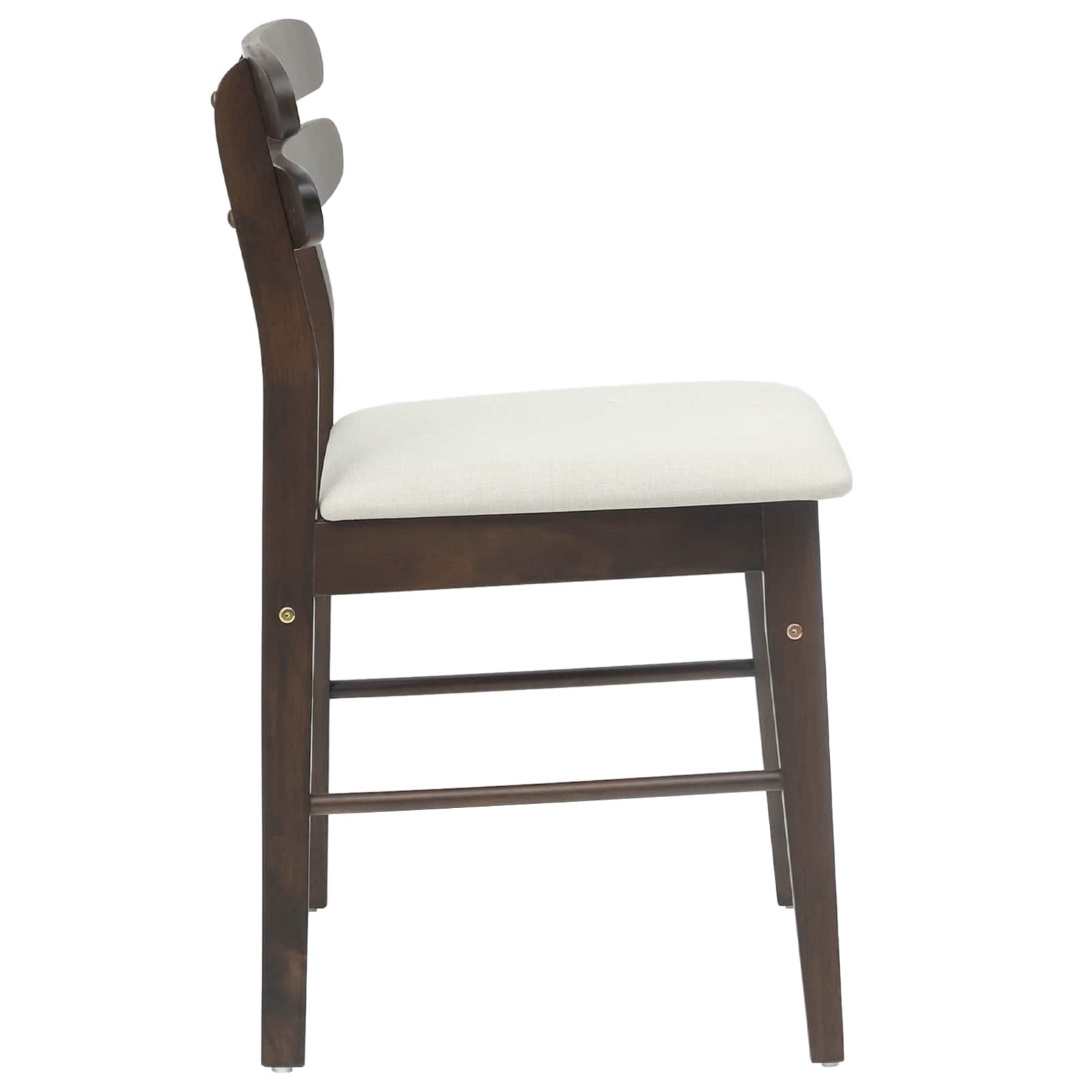 Chaise de salle à manger 2 pcs Marron clair et clair - XIOS