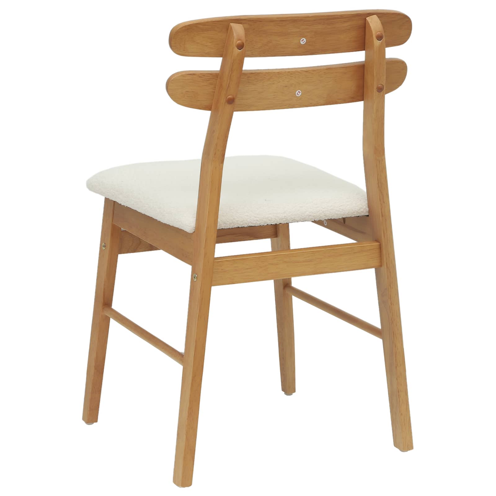 Chaise de salle à manger 2 pcs Naturel et clair - XIOS