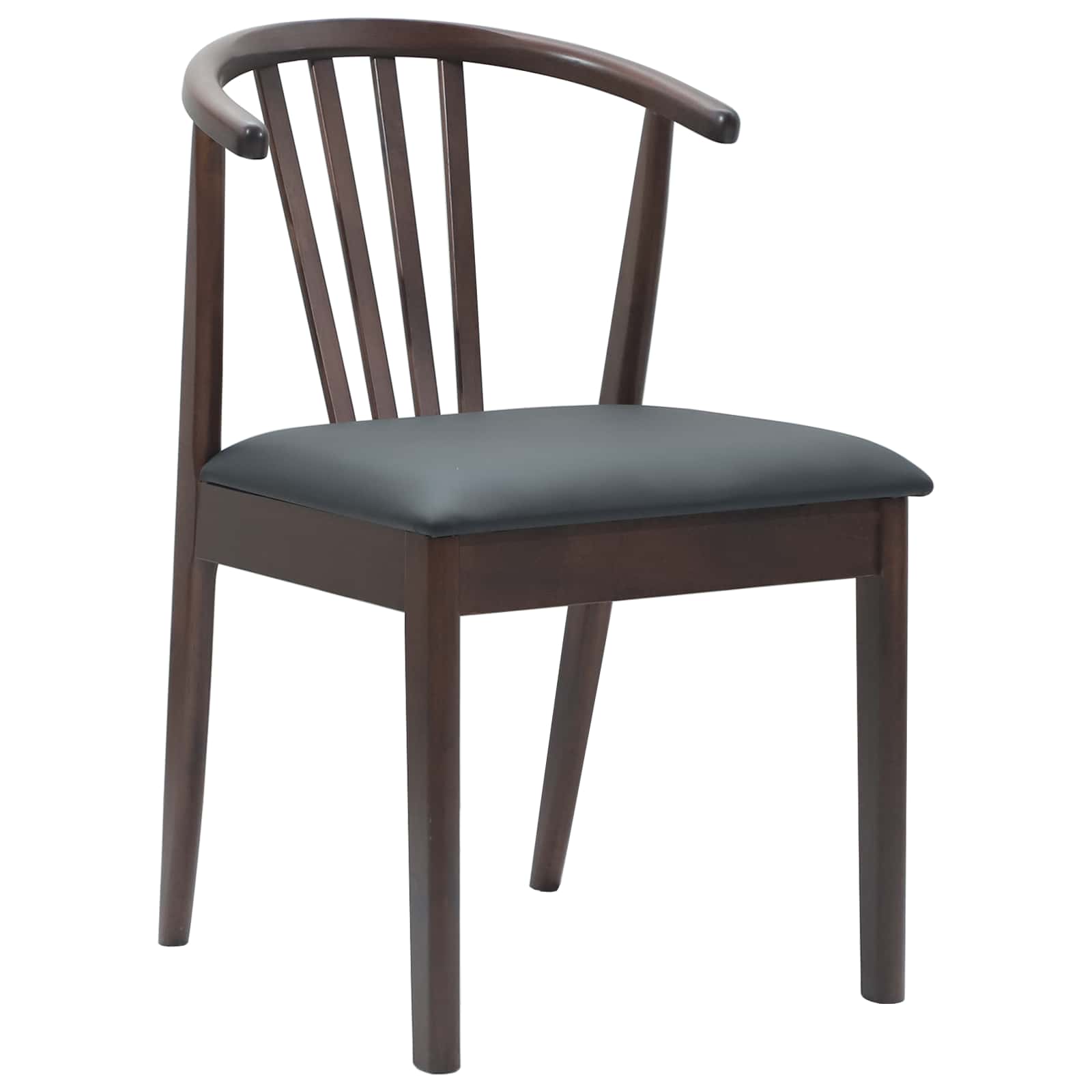 Chaise de salle à manger 2 pcs Marron clair et noir - XIOS