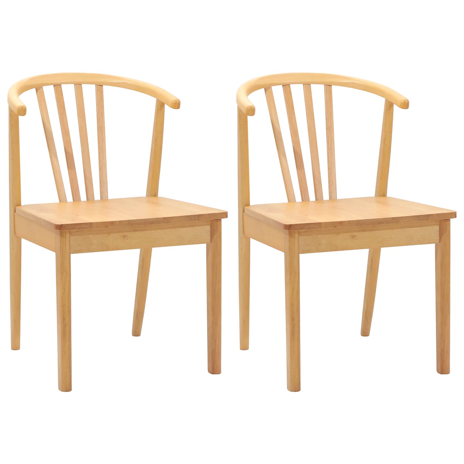 Chaise de salle à manger 2 pcs Naturel - XIOS