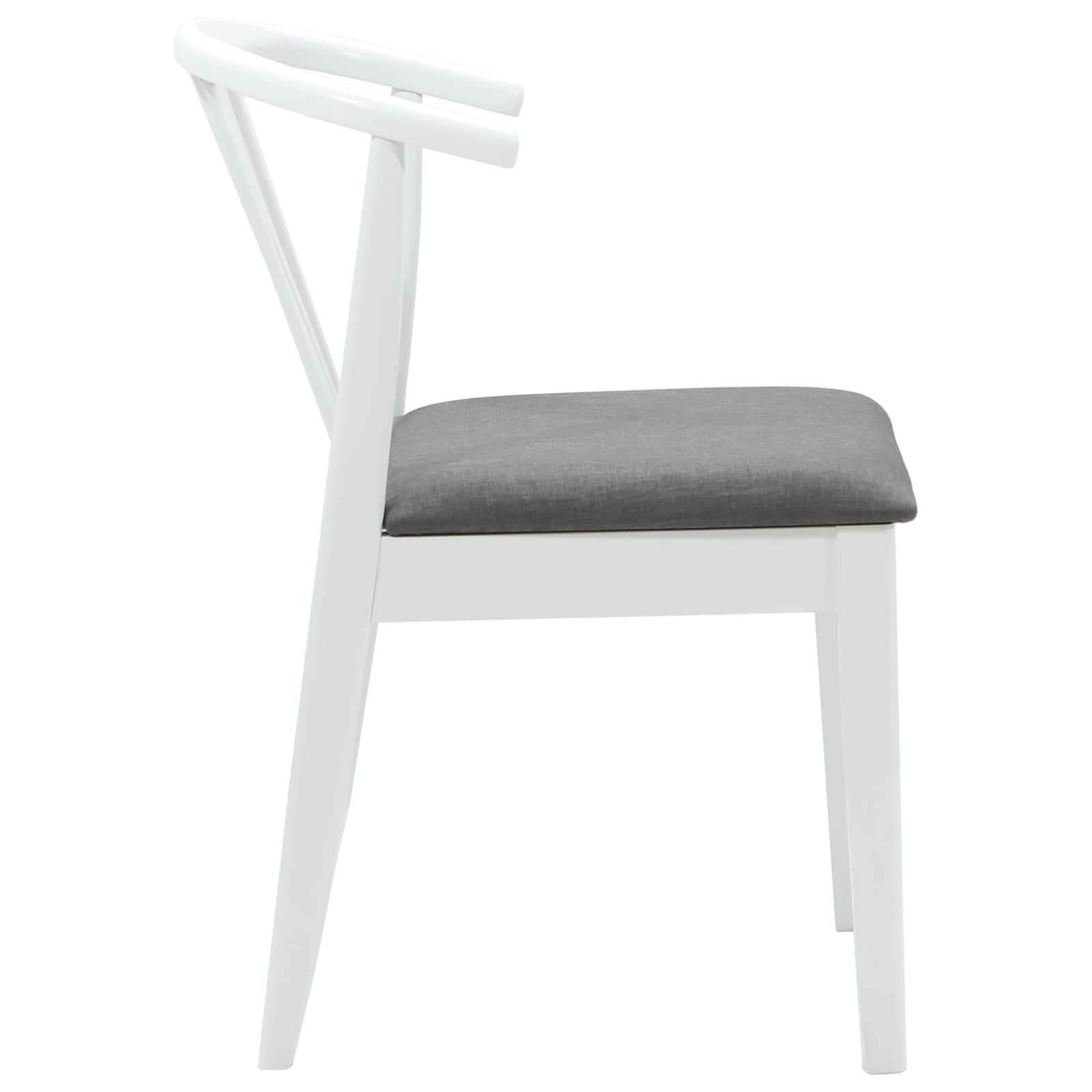 Chaise de salle à manger 2 pcs Blanc et Gris - XIOS