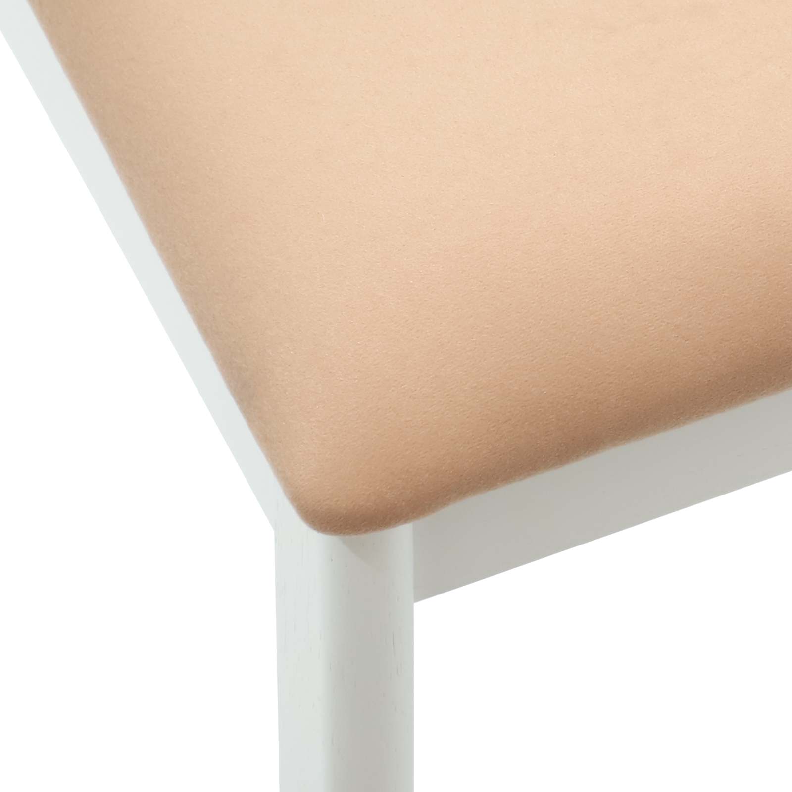 Chaise de salle à manger 2 pcs Blanc et marron - XIOS