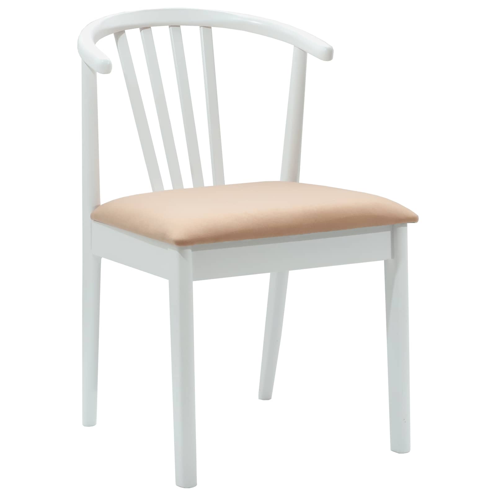 Chaise de salle à manger 2 pcs Blanc et marron - XIOS
