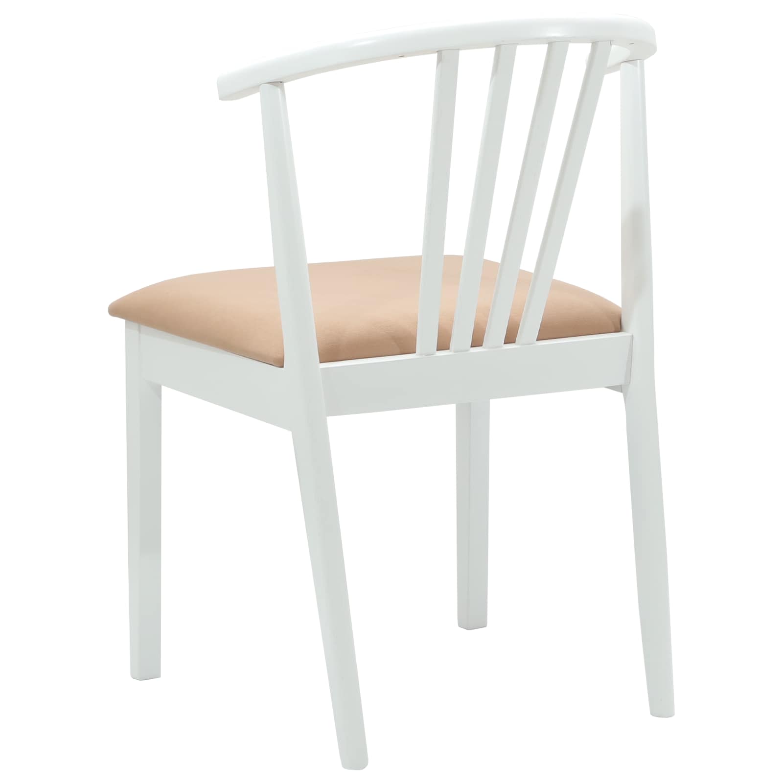 Chaise de salle à manger 2 pcs Blanc et marron - XIOS
