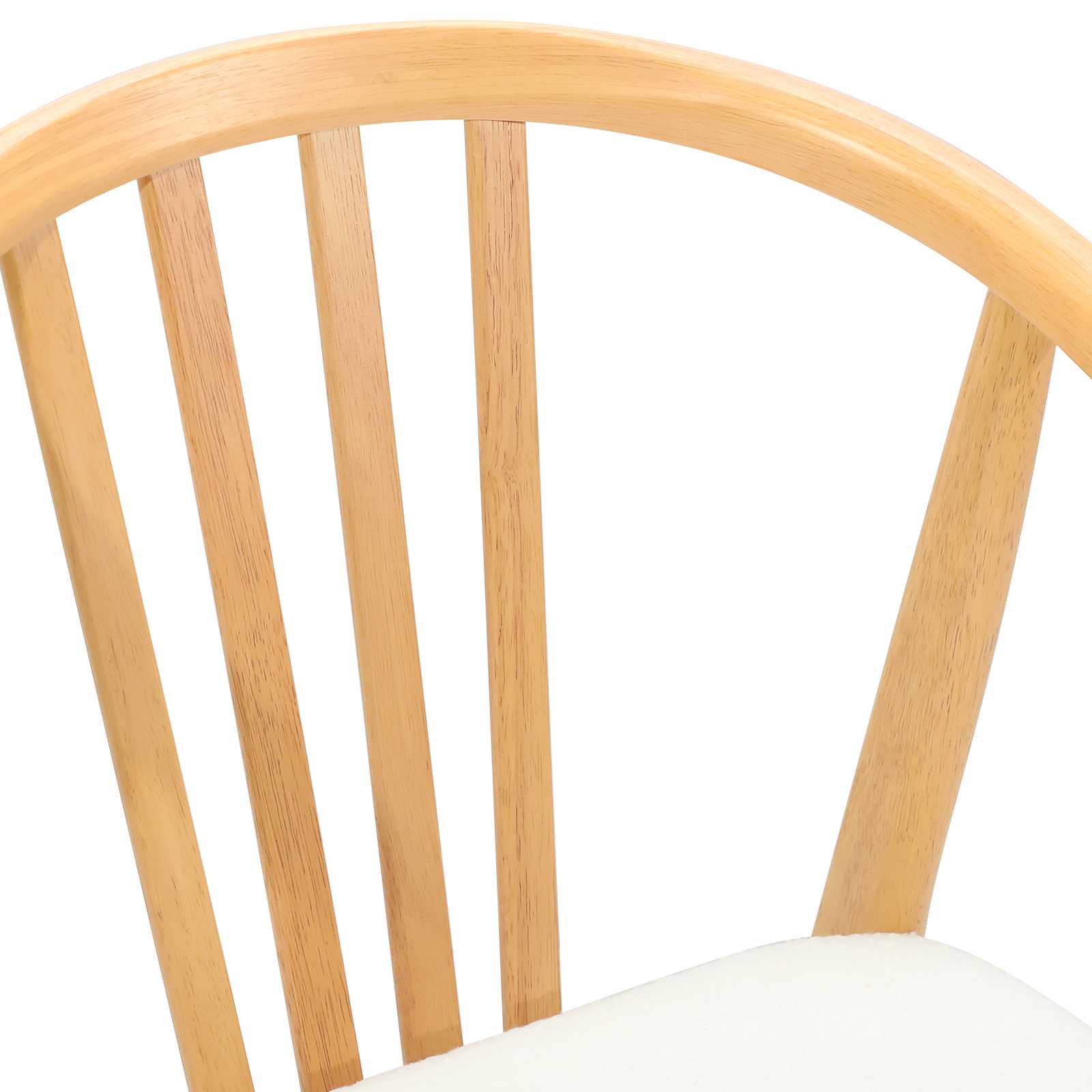 Chaise de salle à manger 2 pcs Naturel et Blanc - XIOS