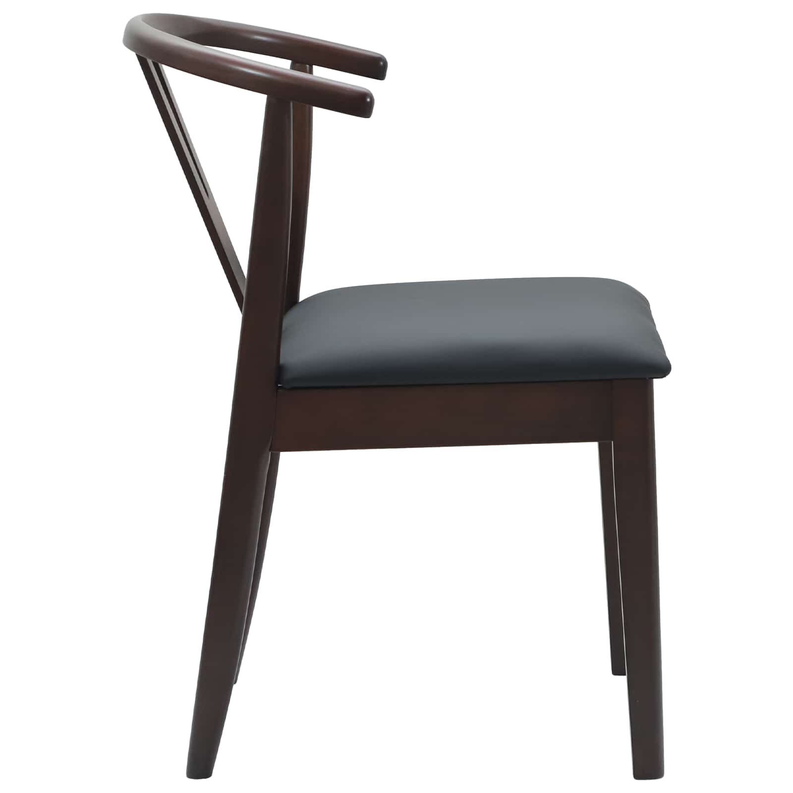 Chaise de salle à manger 2 pcs Marron clair et noir - XIOS