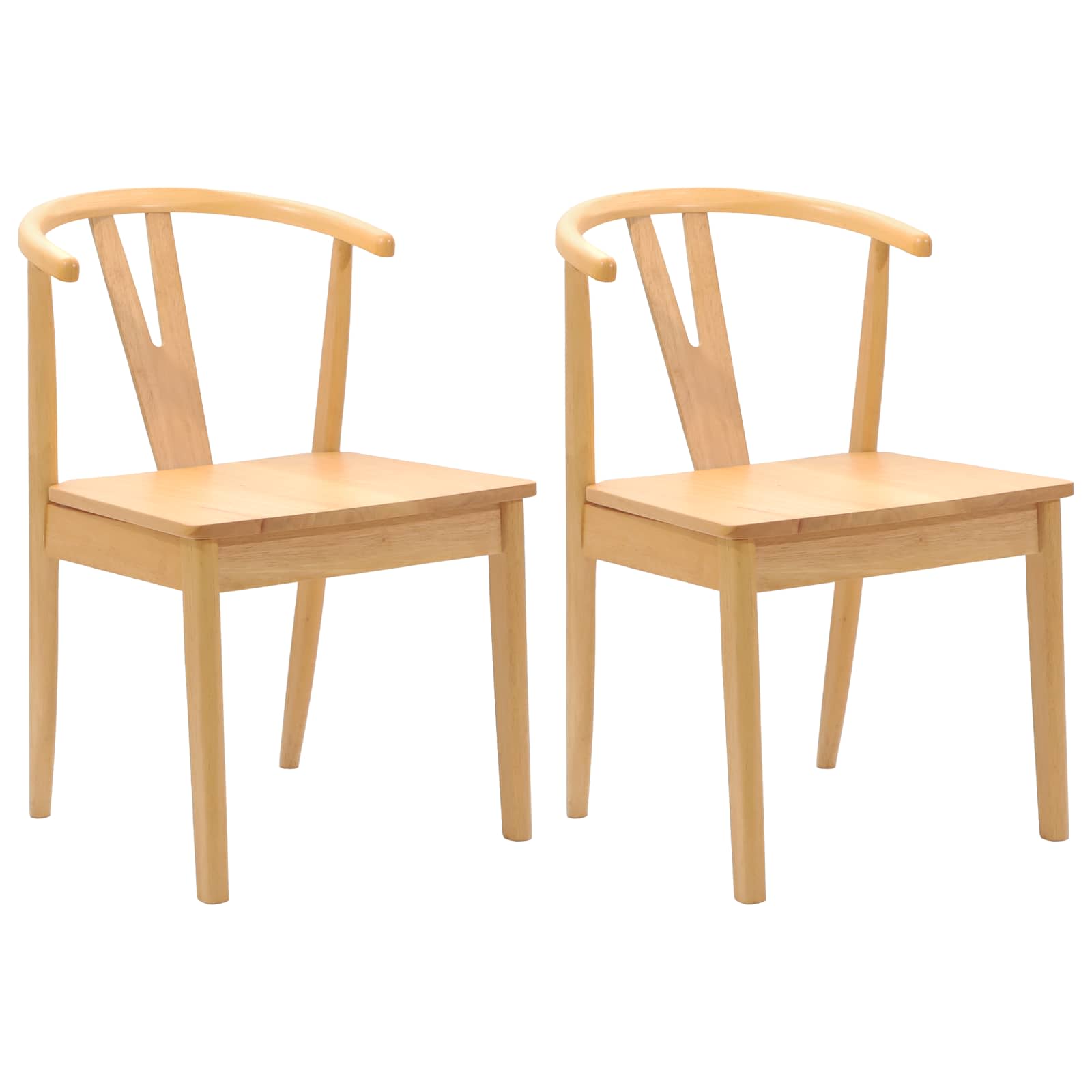 Chaise de salle à manger 2 pcs Naturel - XIOS