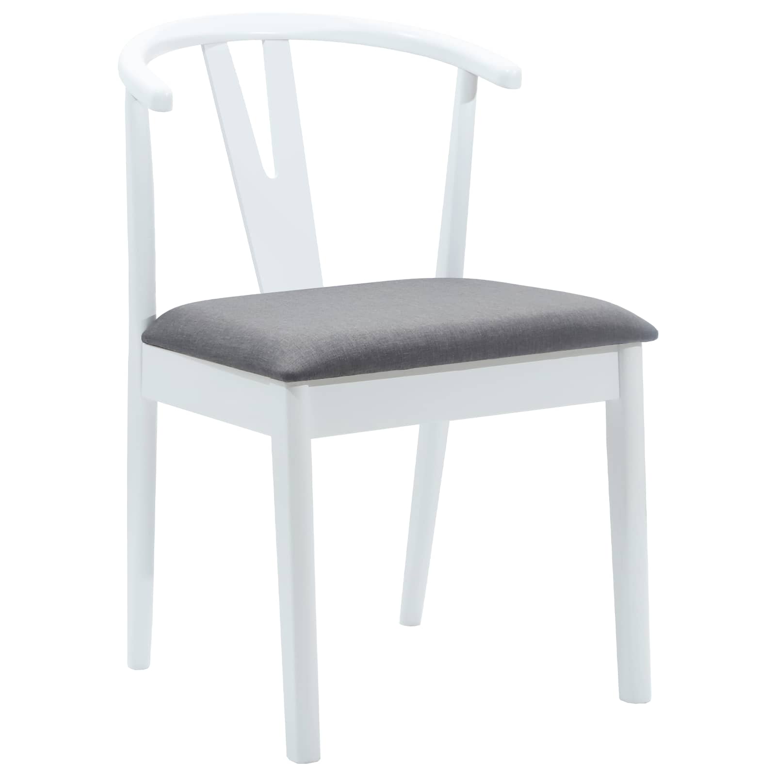 Chaise de salle à manger 2 pcs Blanc et Gris - XIOS