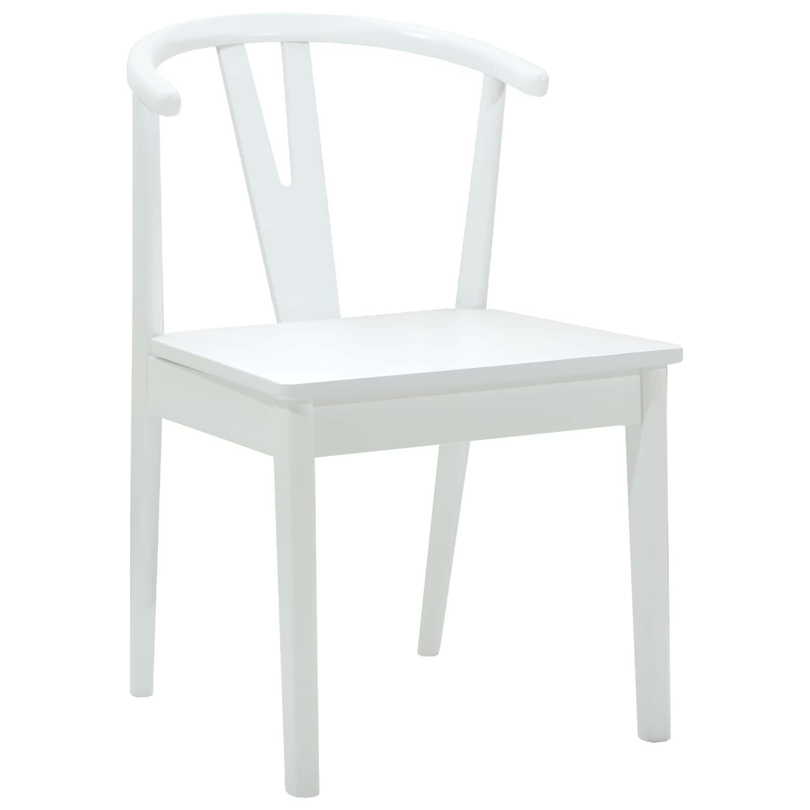 Chaise de salle à manger 2 pcs Blanc et Blanc - XIOS