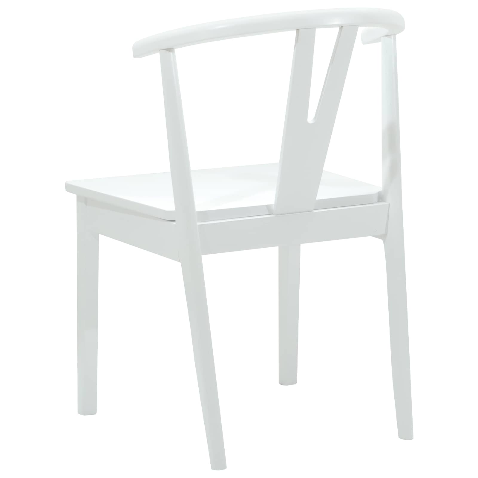 Chaise de salle à manger 2 pcs Blanc et Blanc - XIOS