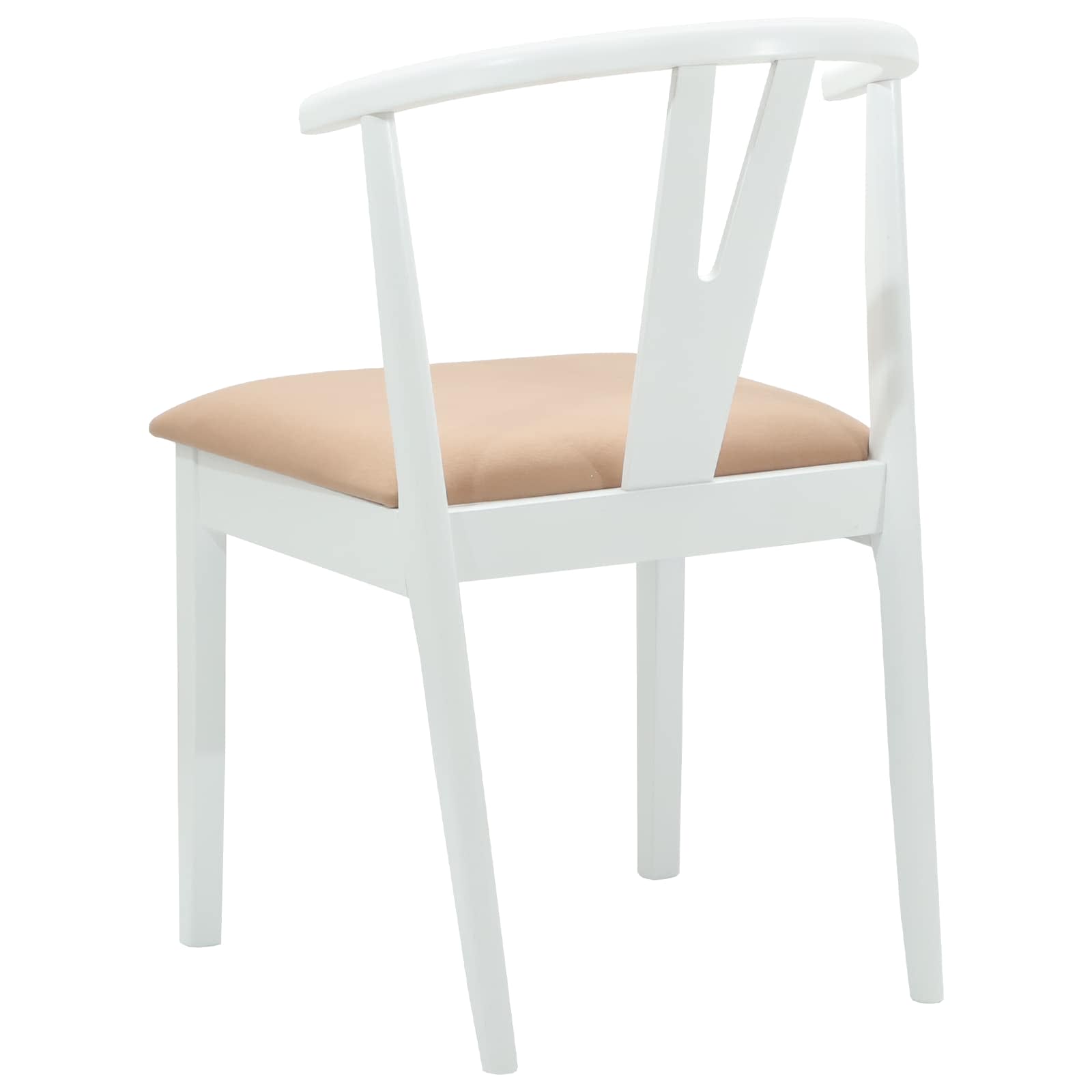 Chaise de salle à manger 2 pcs Blanc et marron - XIOS