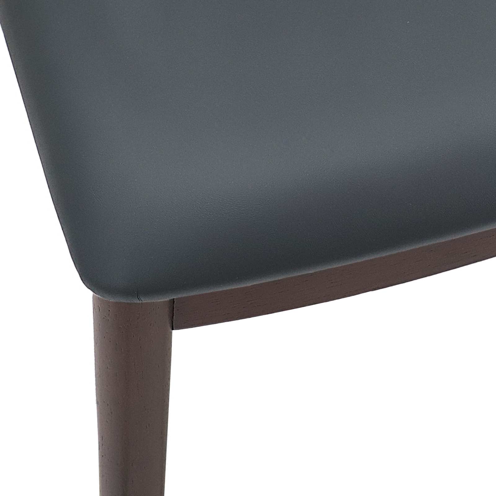 Chaise de salle à manger 2 pcs Marron clair et noir - XIOS