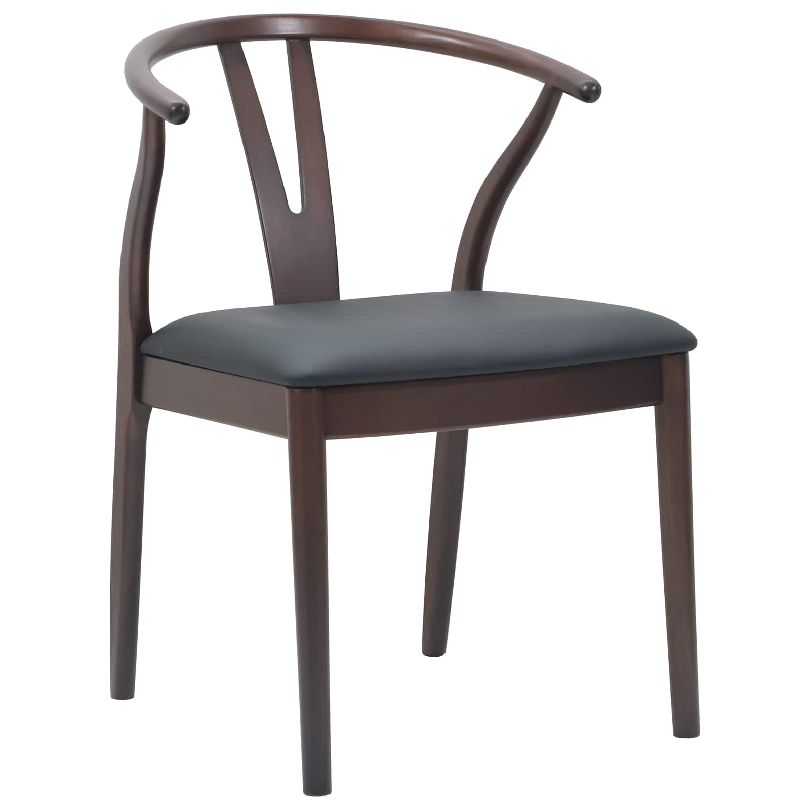 Chaise de salle à manger 2 pcs Marron clair et noir - XIOS