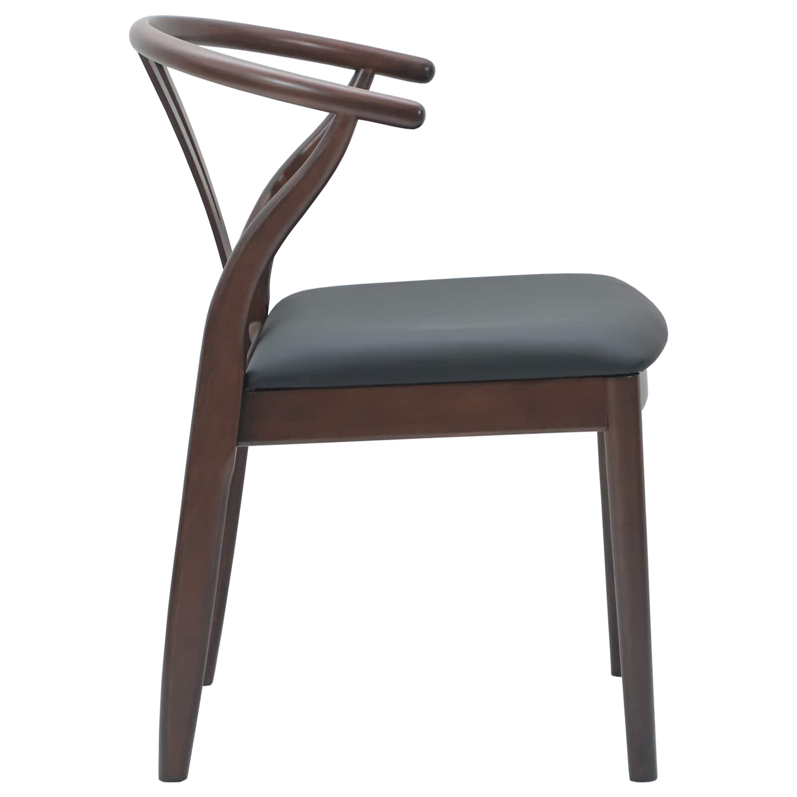 Chaise de salle à manger 2 pcs Marron clair et noir - XIOS
