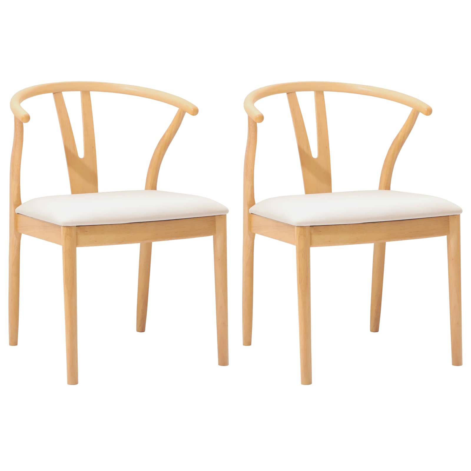 Chaise de salle à manger 2 pcs Naturel et clair - XIOS