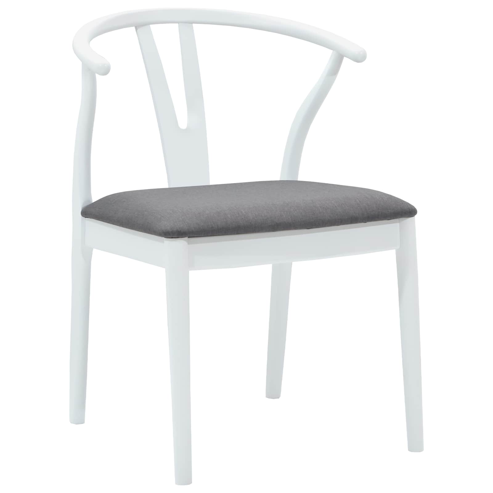 Chaise de salle à manger 2 pcs Blanc et Gris - XIOS