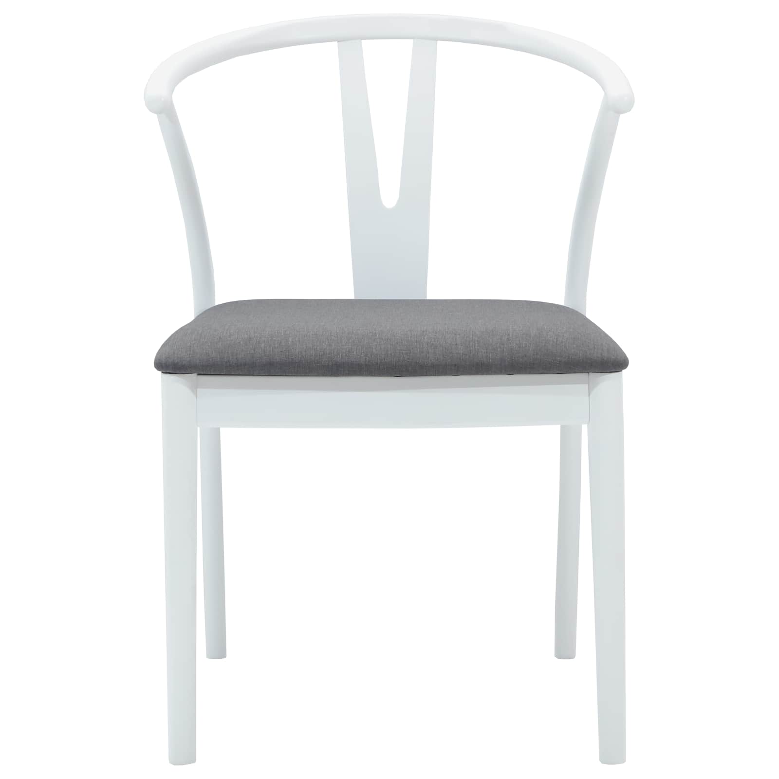 Chaise de salle à manger 2 pcs Blanc et Gris - XIOS