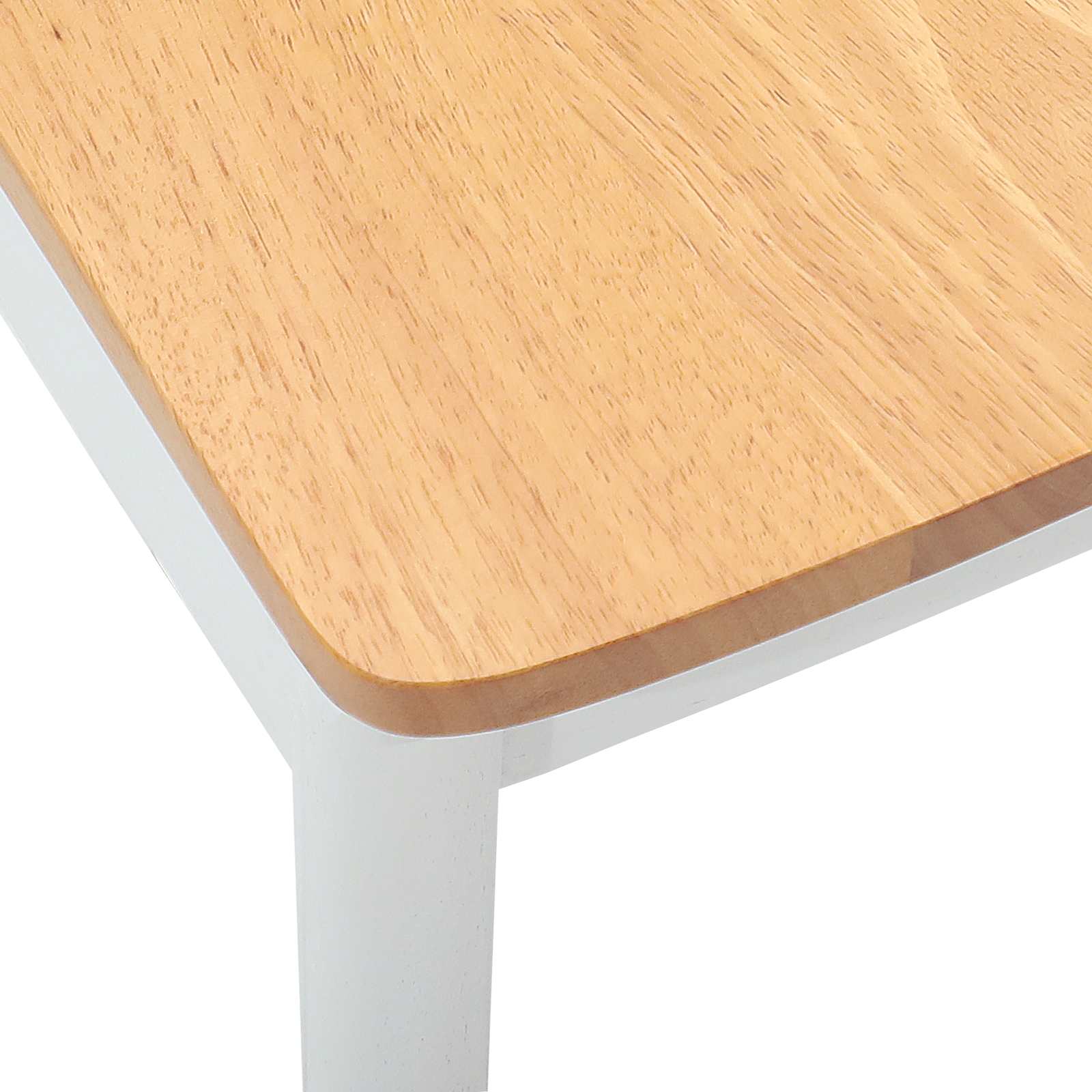 Chaise de salle à manger 2 pcs Blanc et Naturel - XIOS