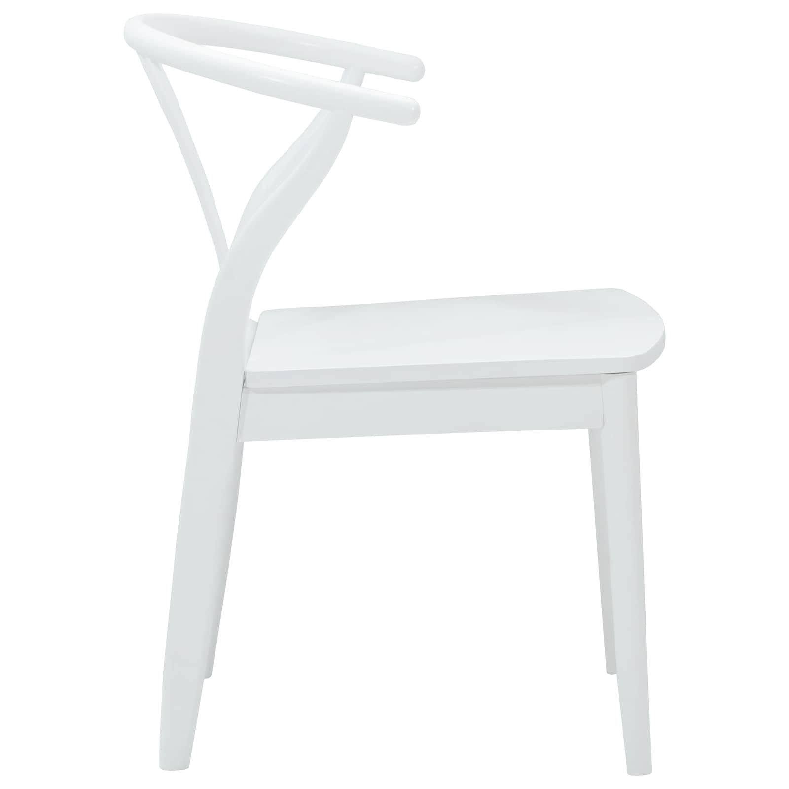 Chaise de salle à manger 2 pcs Blanc et Blanc - XIOS