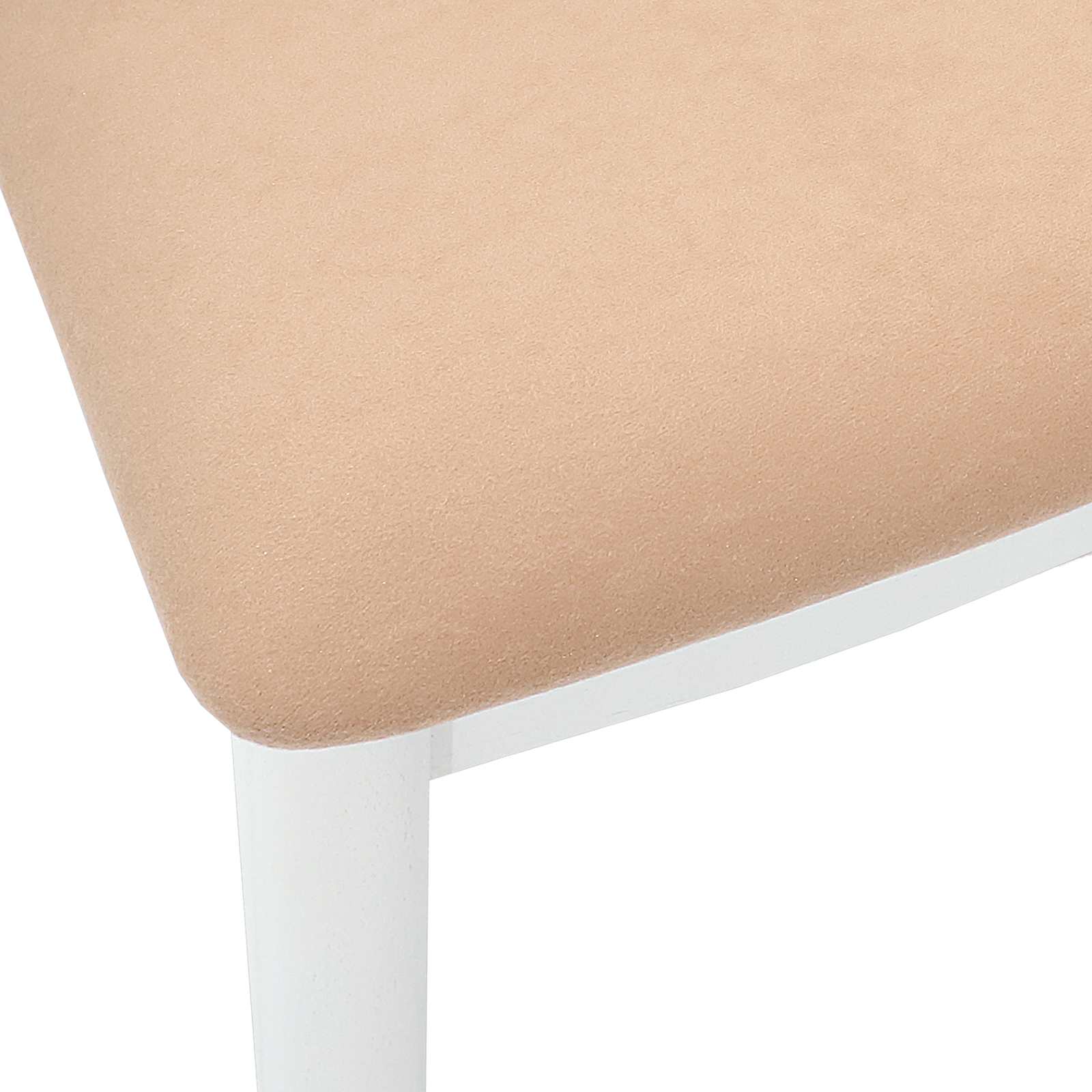 Chaise de salle à manger 2 pcs Blanc et marron - XIOS