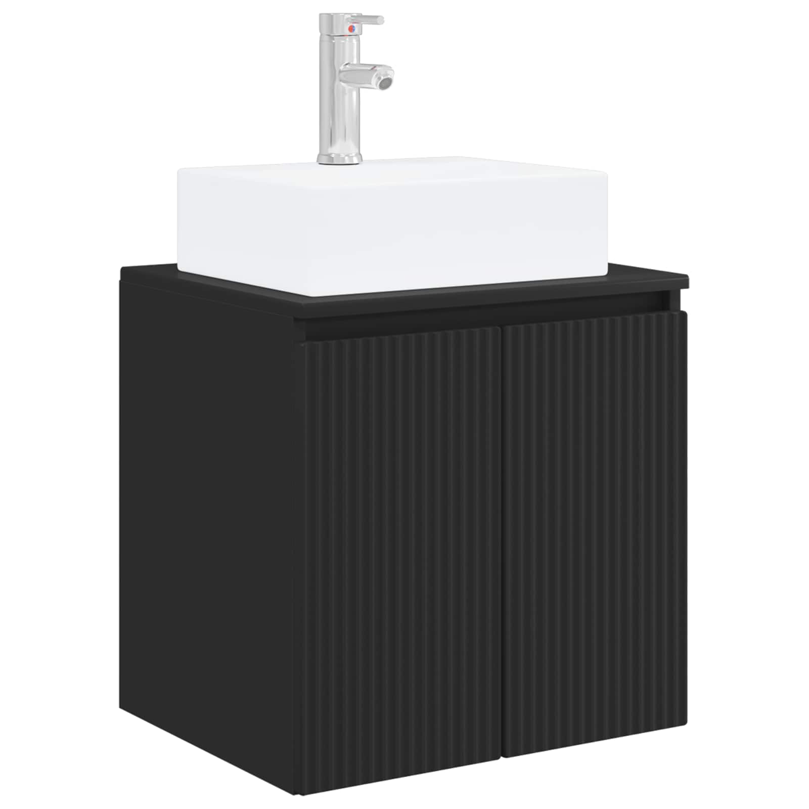 Ensemble d'armoire de salle de bain 3 pc Noir