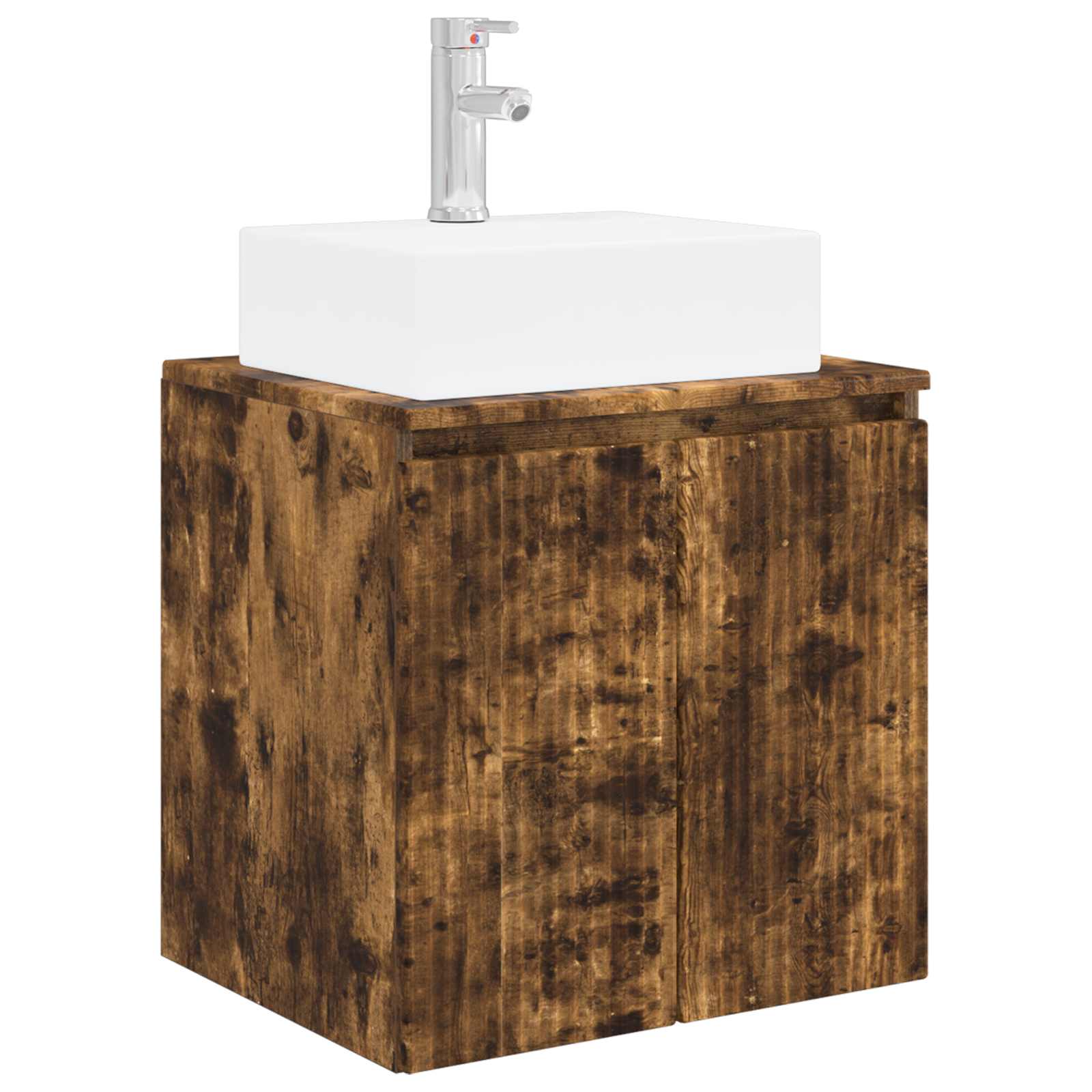 Ensemble d'armoire de salle de bain 3 pc Chêne fumé