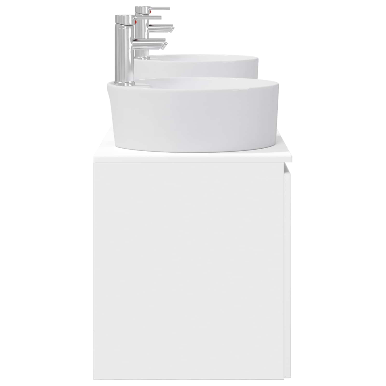 Ensemble d'armoire de salle de bain 3 pc Blanc