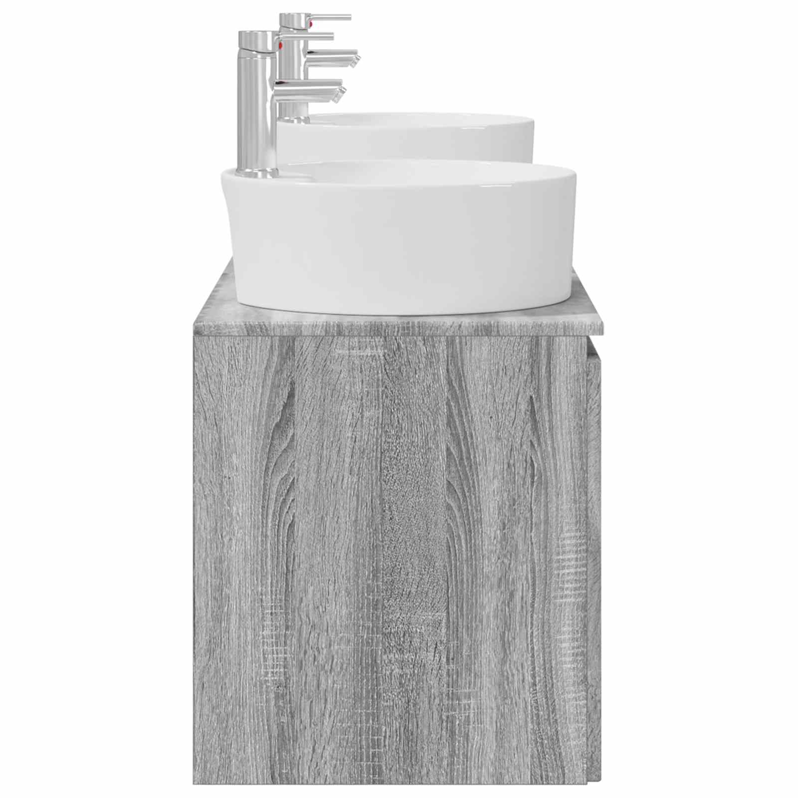 Ensemble d'armoire de salle de bain 3 pc Sonoma gris