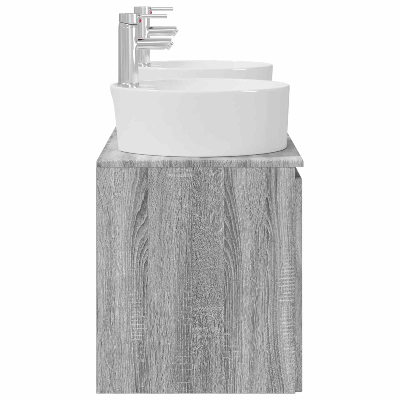 Ensemble d'armoire de salle de bain 3 pc Sonoma gris