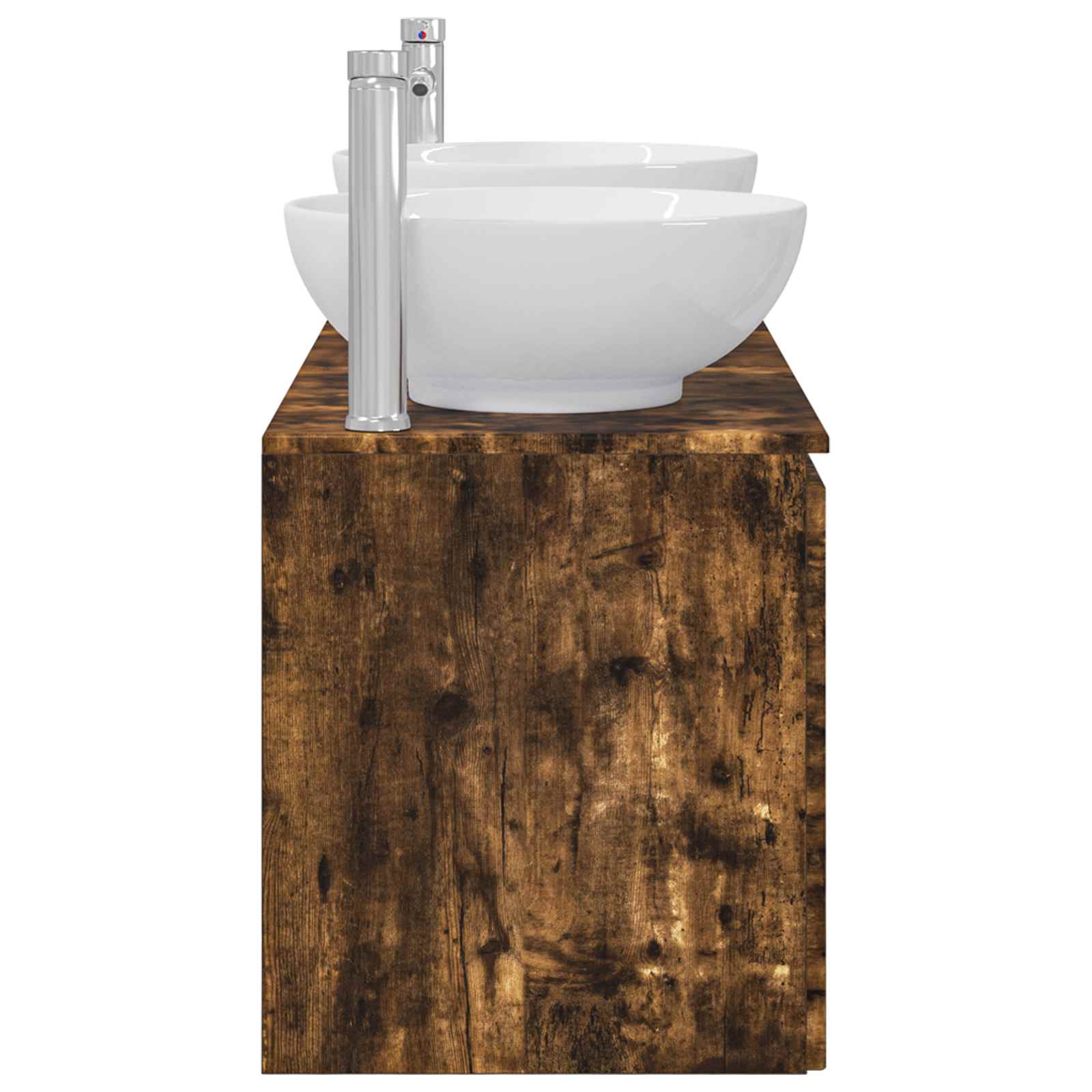 Ensemble d'armoire de salle de bain 3 pc Chêne fumé