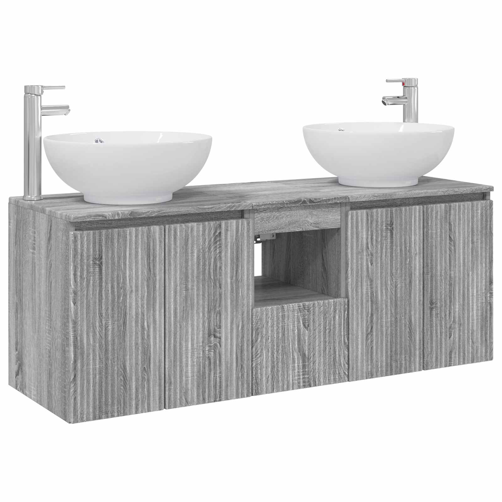 Ensemble d'armoire de salle de bain 3 pc Sonoma gris