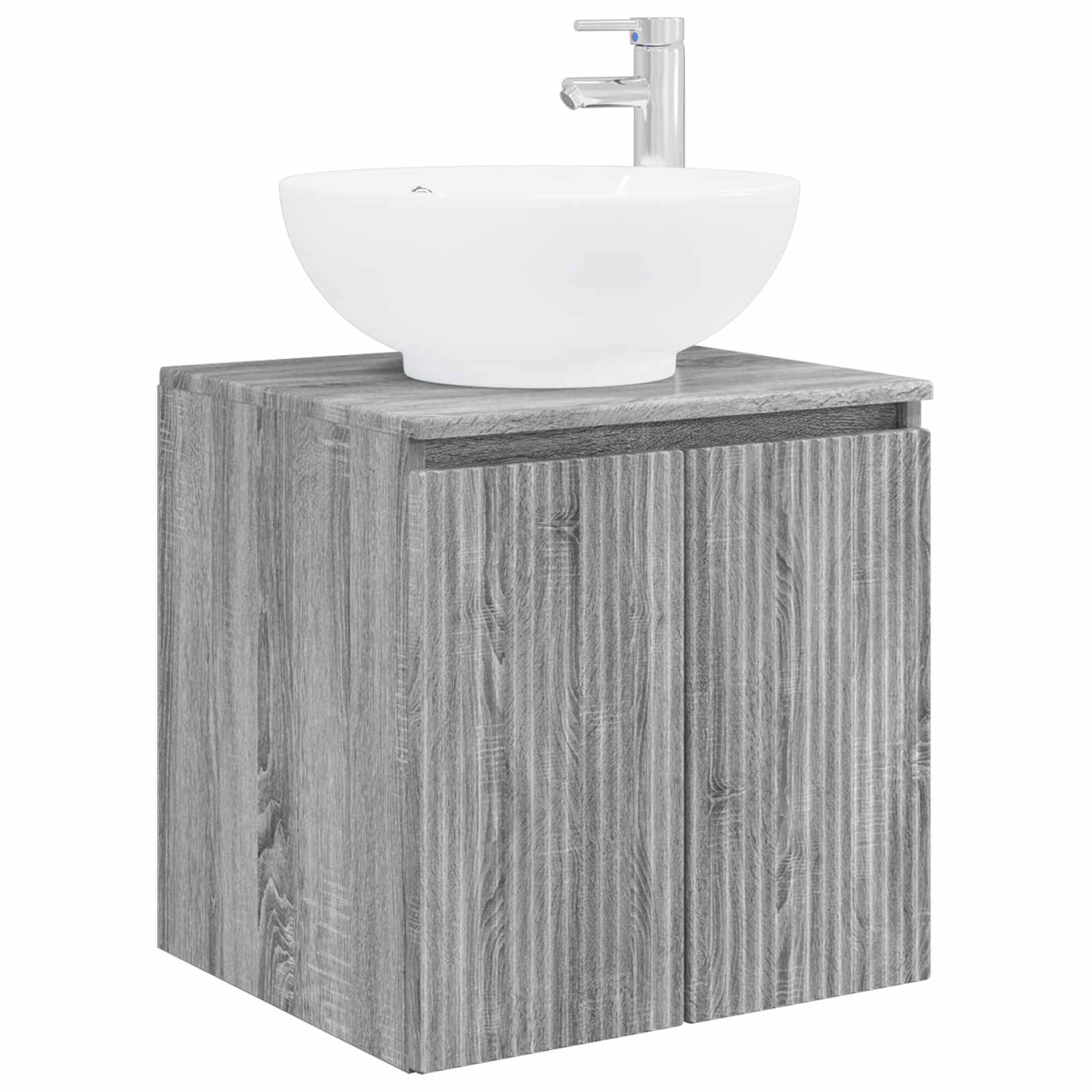 Ensemble d'armoire de salle de bain 3 pc Sonoma gris